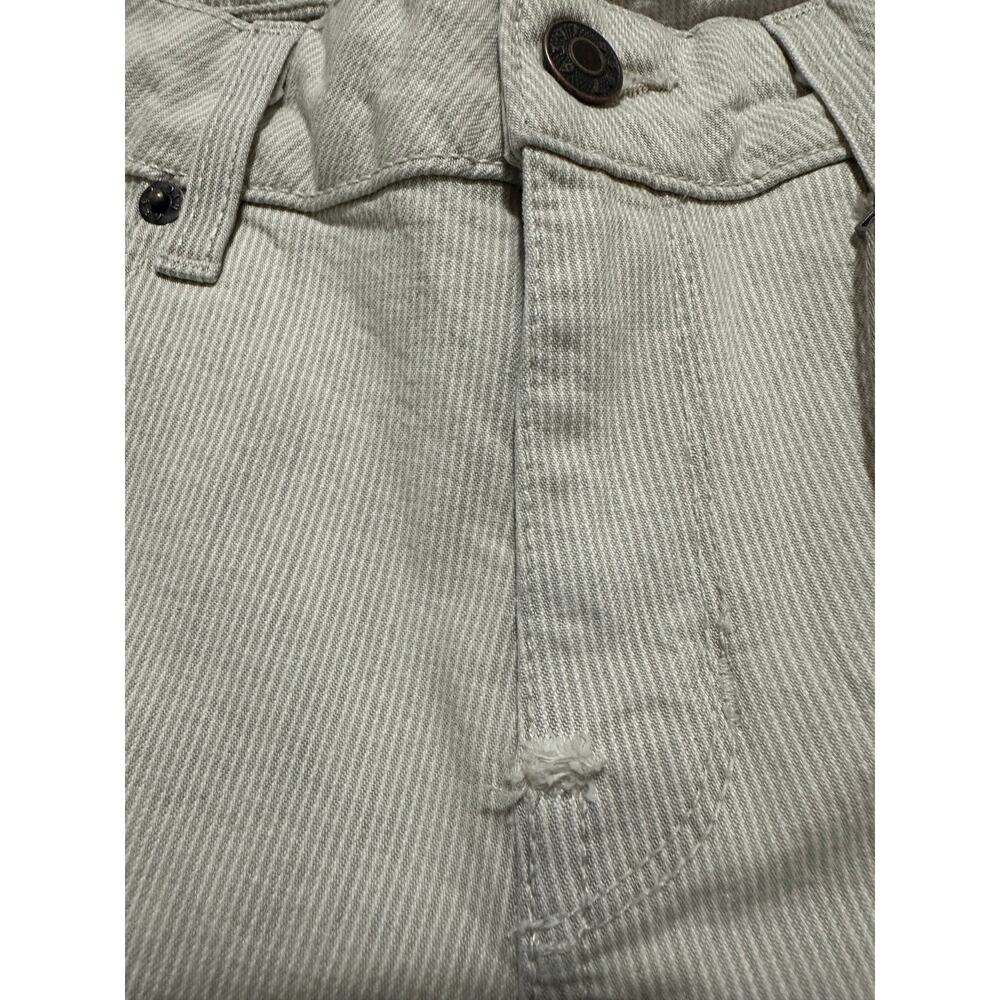 6397 white stripe mini skinny cropped jeans size 24- 0 - Picture 8 of 11